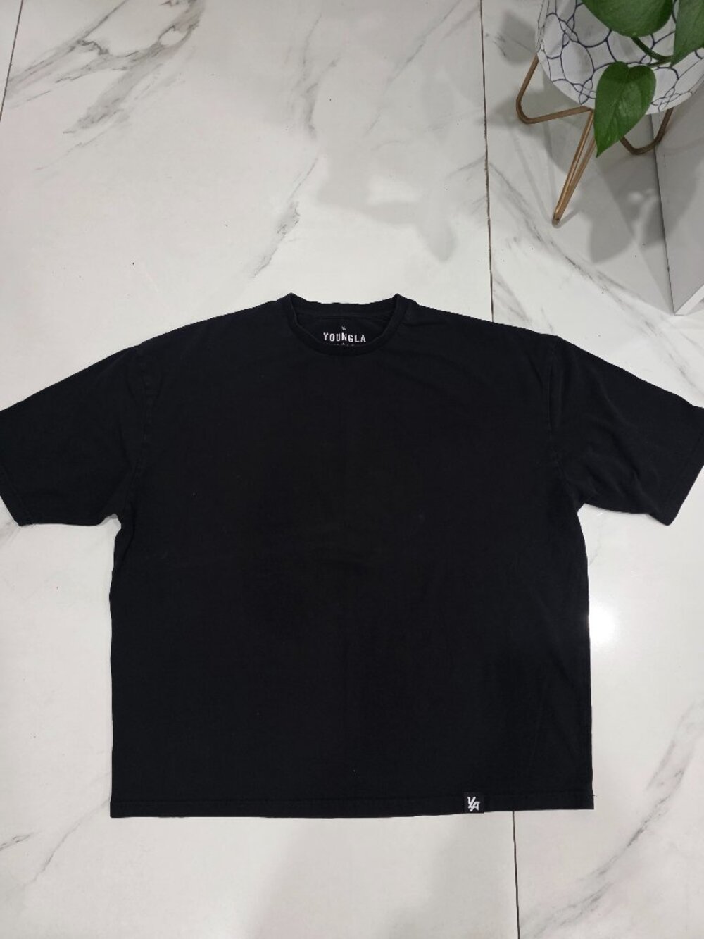 YoungLA Men's Black T-shirt